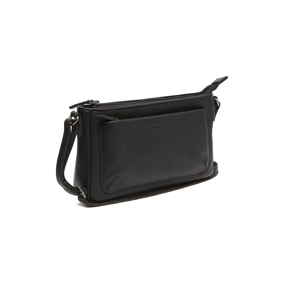 
Southampton Leren crossbodytas in klassiek 100% volnerfleer - Full Exterior Vooraanzicht & getailleerd silhouet | Online kopen