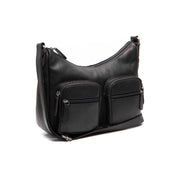 Valenora Full-Grain Leather Crossbody Bag voor Dames in Classic 100% Full-Grain Leather - Full Exterior Front Profile View | Buy Online