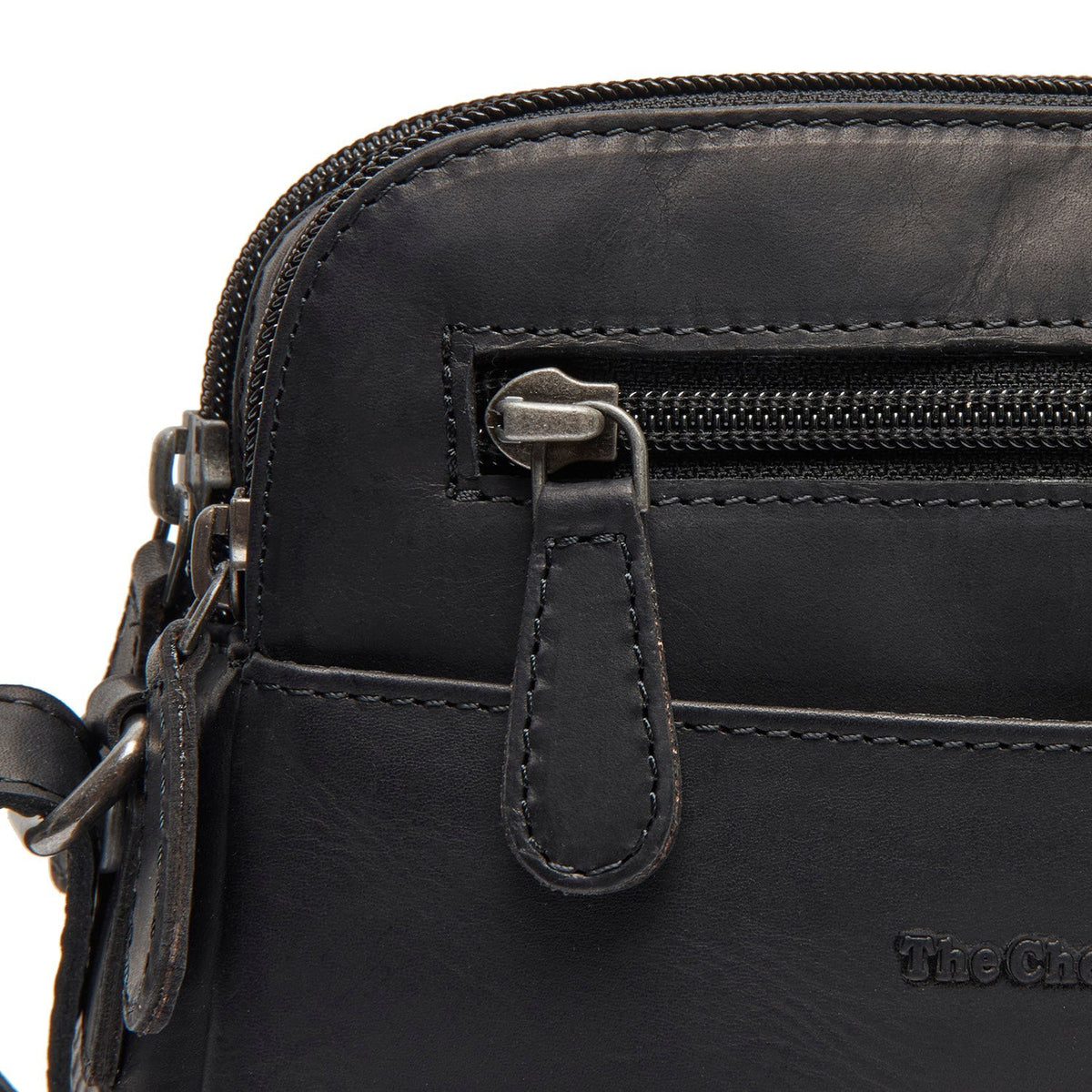 
Classic 100% Full-Grain leather Bag - Achteraanzicht met versterkte leren banden