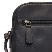 
Vionne Leren crossbodytas - Gestructureerd zijprofiel met vouwdiepte & volume