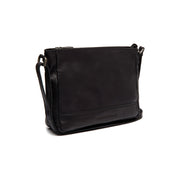 
Weimar Leren crossbodytas in klassiek 100% volnerfleer - Full Exterior Vooraanzicht & getailleerd silhouet | Online kopen