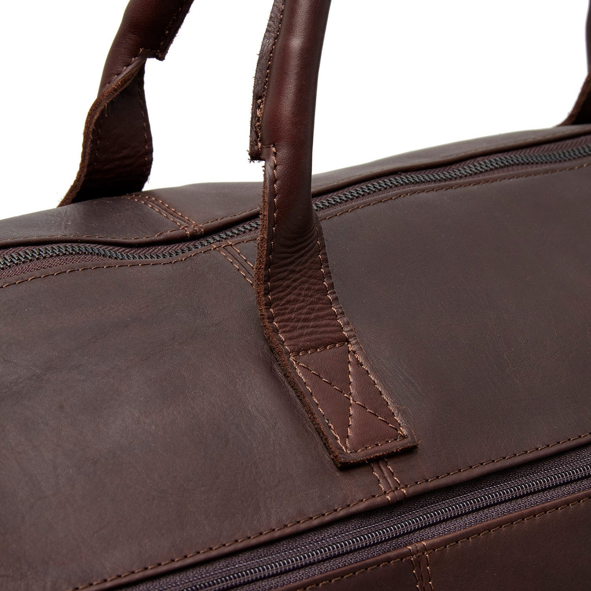 Brown Leather Garment Bag Finlay voor Dames, detail view 1