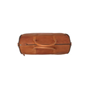Cognac Leather Garment Bag Finlay voor Dames, detail view 3