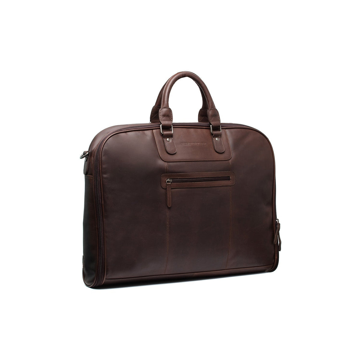 Tailored Rib Cuffs &amp; Hem Craftsmanship Construction Detail on Leather Garment Bag Josh voor Dames