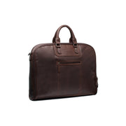 Tailored Rib Cuffs &amp; Hem Craftsmanship Construction Detail on Leather Garment Bag Josh voor Dames