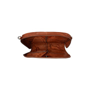 Cognac Leather Garment Bag Josh voor Dames, detail view 3