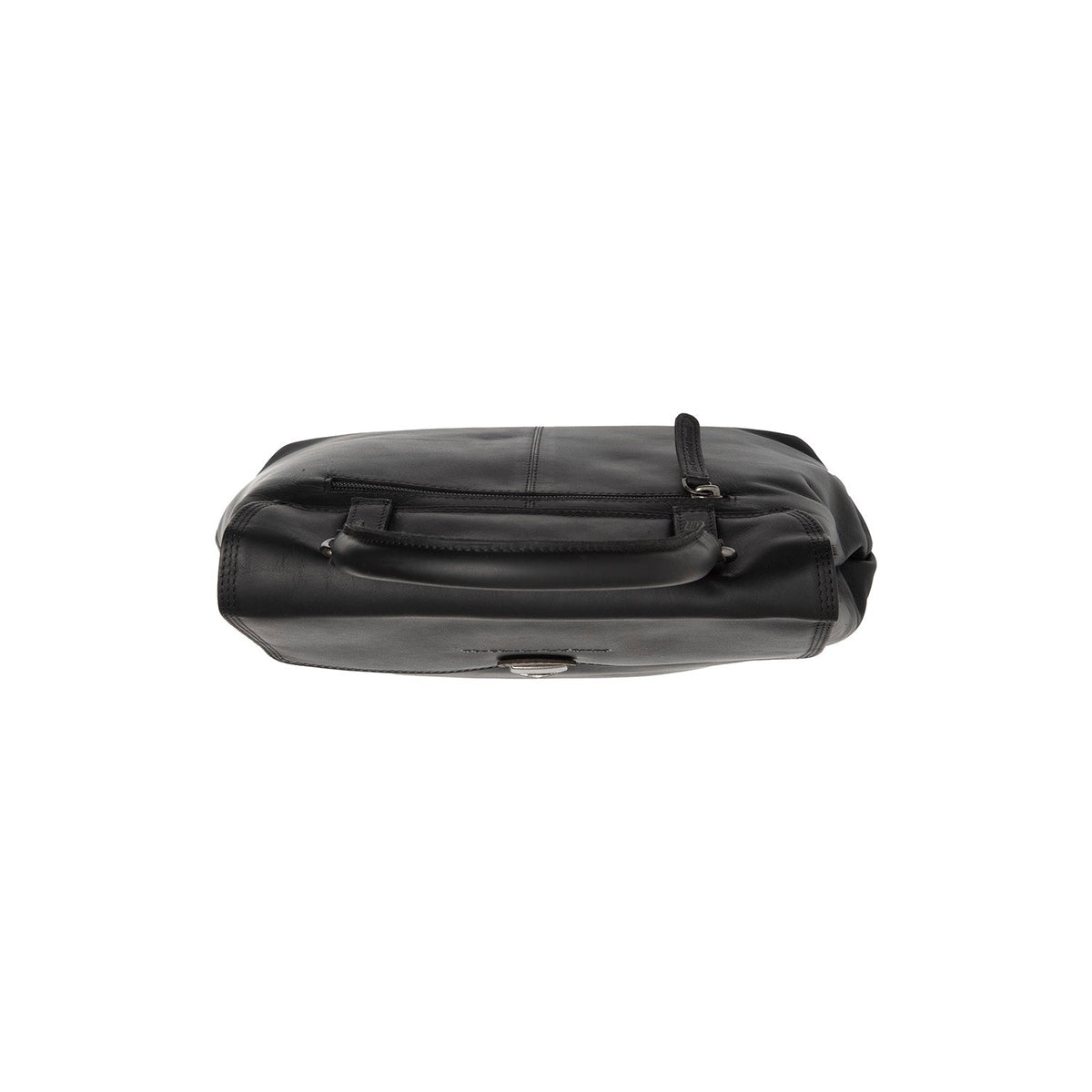 Angera Full-Grain Leather Handbag voor Dames - Lateral Side Profile View Showing Sleeve Cut &amp; Athletic Taper Fit