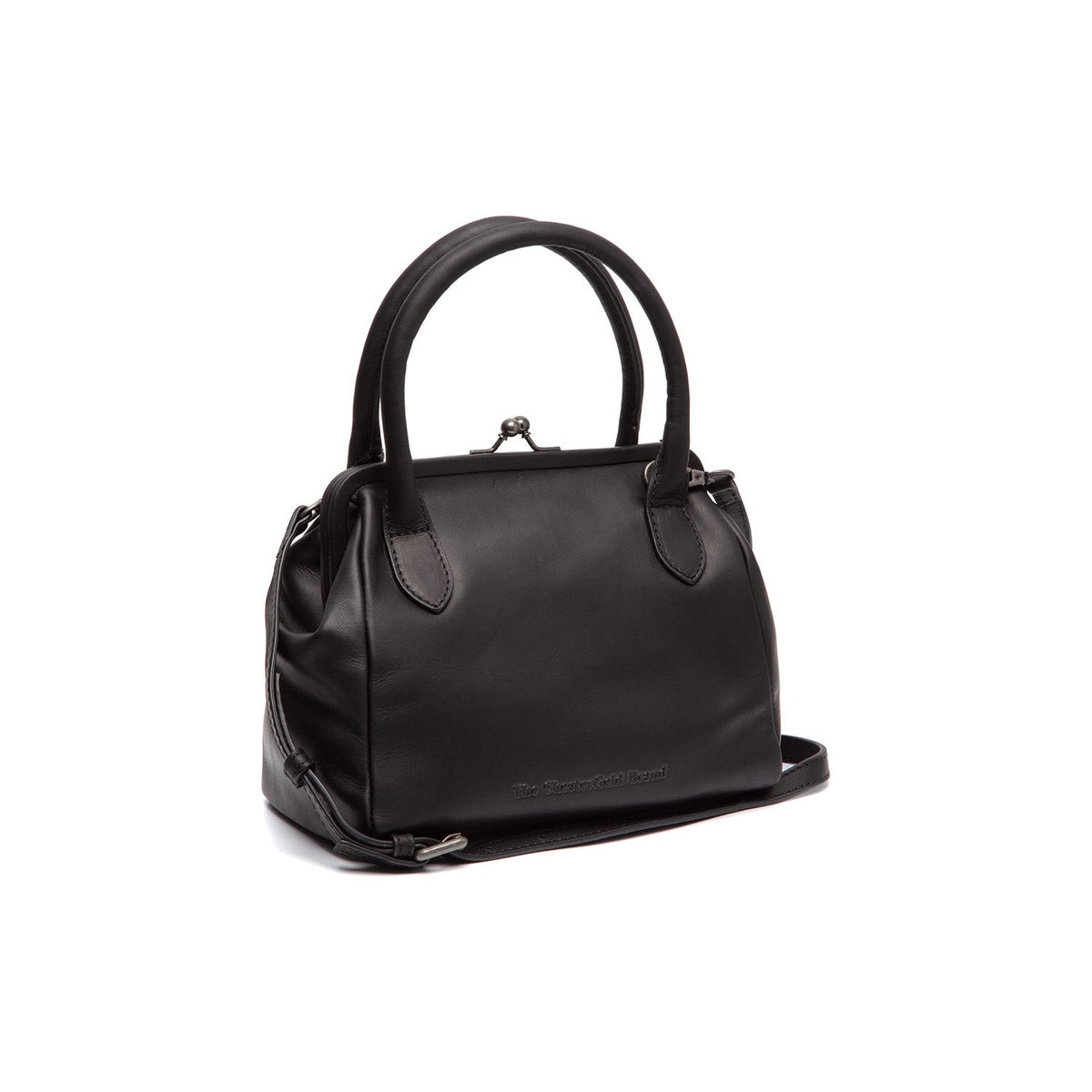 Chili Full-Grain Leather Handbag voor Dames in Classic 100% Full-Grain Leather - Front Profile View &amp; Tailored Silhouette | Buy Online