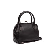Chili Full-Grain Leather Handbag voor Dames in Classic 100% Full-Grain Leather - Front Profile View &amp; Tailored Silhouette | Buy Online
