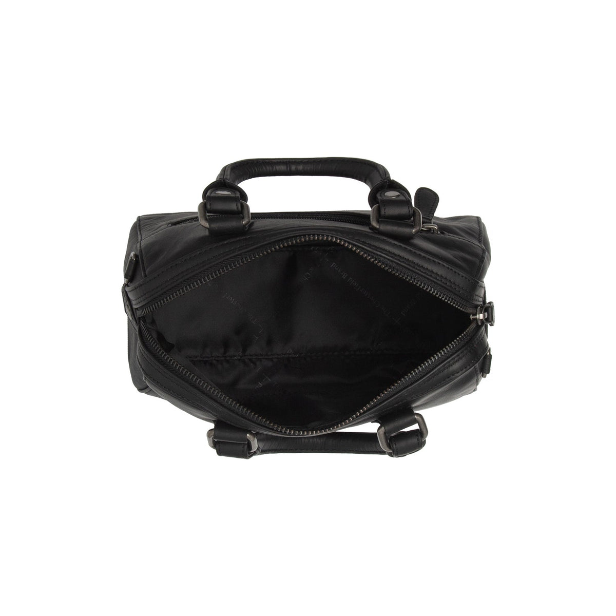Dalford Full-Grain Leather Handbag voor Dames - Lateral Side Profile View Showing Sleeve Cut &amp; Athletic Taper Fit