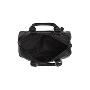 Dalford Full-Grain Leather Handbag voor Dames - Lateral Side Profile View Showing Sleeve Cut &amp; Athletic Taper Fit