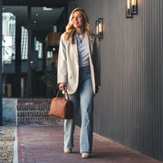 Langton Full-Grain Leather Handbag voor Dames – alternate product view 3