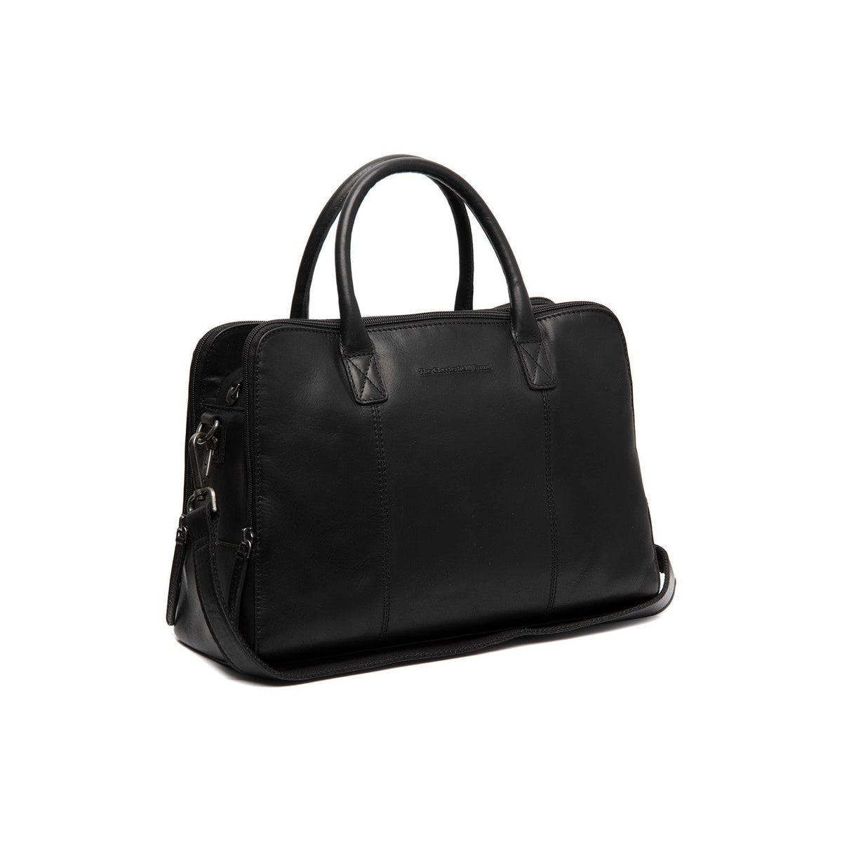 Layton Full-Grain Leather Handbag voor Dames in Classic 100% Full-Grain Leather - Front Profile View &amp; Tailored Silhouette | Buy Online