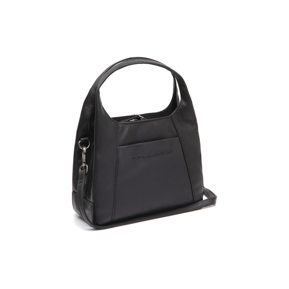 Lunera Full-Grain Leather Handbag voor Dames in Classic 100% Full-Grain Leather - Front Profile View &amp; Tailored Silhouette | Buy Online