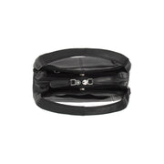 Lunera Full-Grain Leather Handbag voor Dames - Lateral Side Profile View Showing Sleeve Cut &amp; Athletic Taper Fit