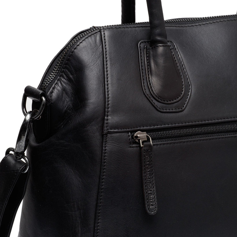 Marsala Full-Grain Leather Handbag voor Dames