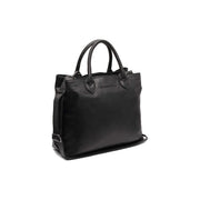 Passau Full-Grain Leather Handbag voor Dames in Classic 100% Full-Grain Leather - Front Profile View &amp; Tailored Silhouette | Buy Online