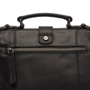 Rachael Full-Grain Leather Handbag voor Dames - Lateral Side Profile View Showing Sleeve Cut &amp; Athletic Taper Fit