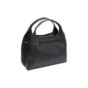 Styled Fit Perspective of Salina Full-Grain Leather Handbag voor Dames on Model - Natural Daylight Drape
