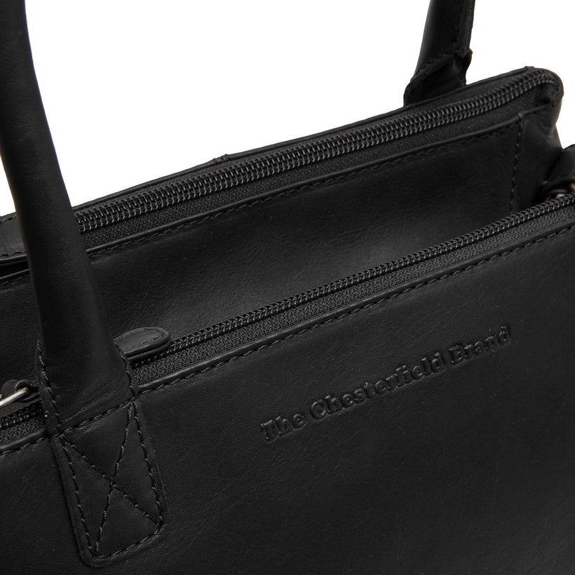Solvin Full-Grain Leather Handbag voor Dames