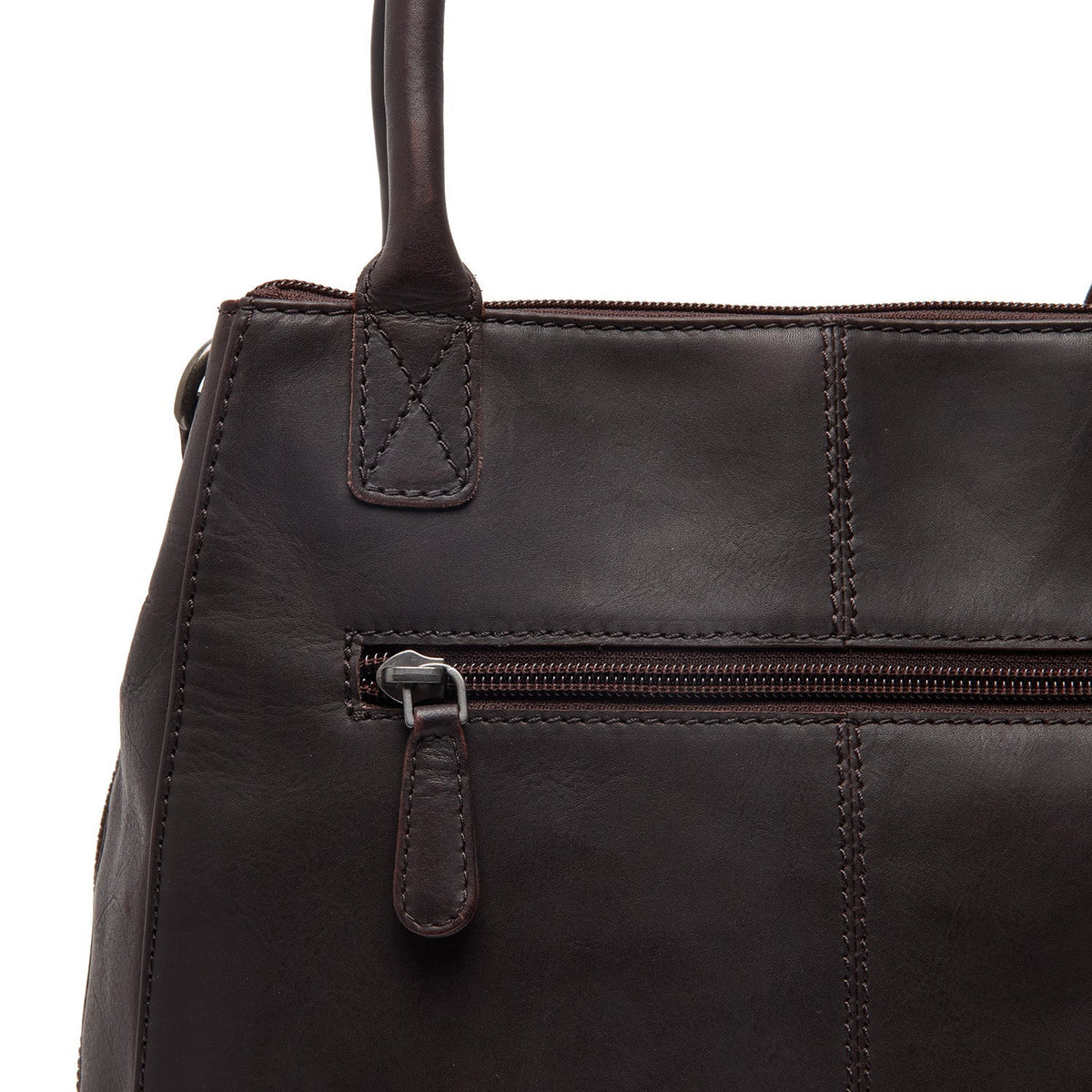 Solvin Full-Grain Leather Handbag voor Dames – alternate product view 3