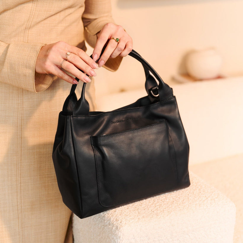 Tenara Full-Grain Leather Handbag voor Dames