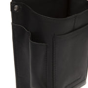 
Solid Antique Brass Hardware & Heavy-Duty Dual Zipper Detail on Taiwan Volnerfleer Waiter Leren portemonnee Holster