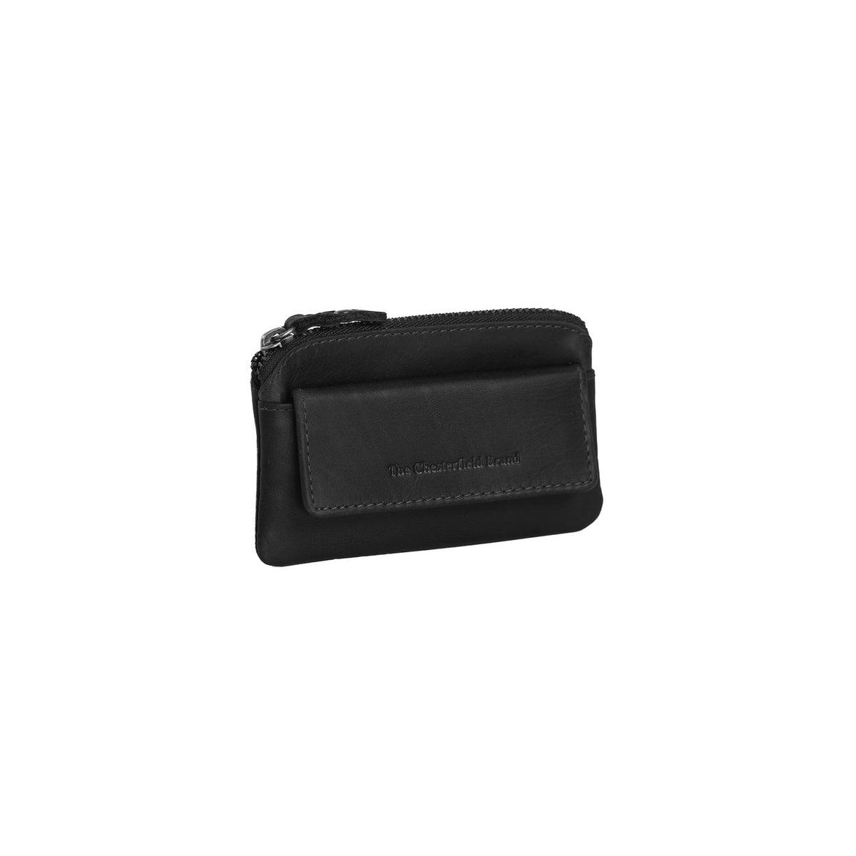 Oliver Full-Grain Leather Key Case voor Dames in Olive 100% Full-Grain Leather - Front Profile View &amp; Tailored Silhouette | Buy Online