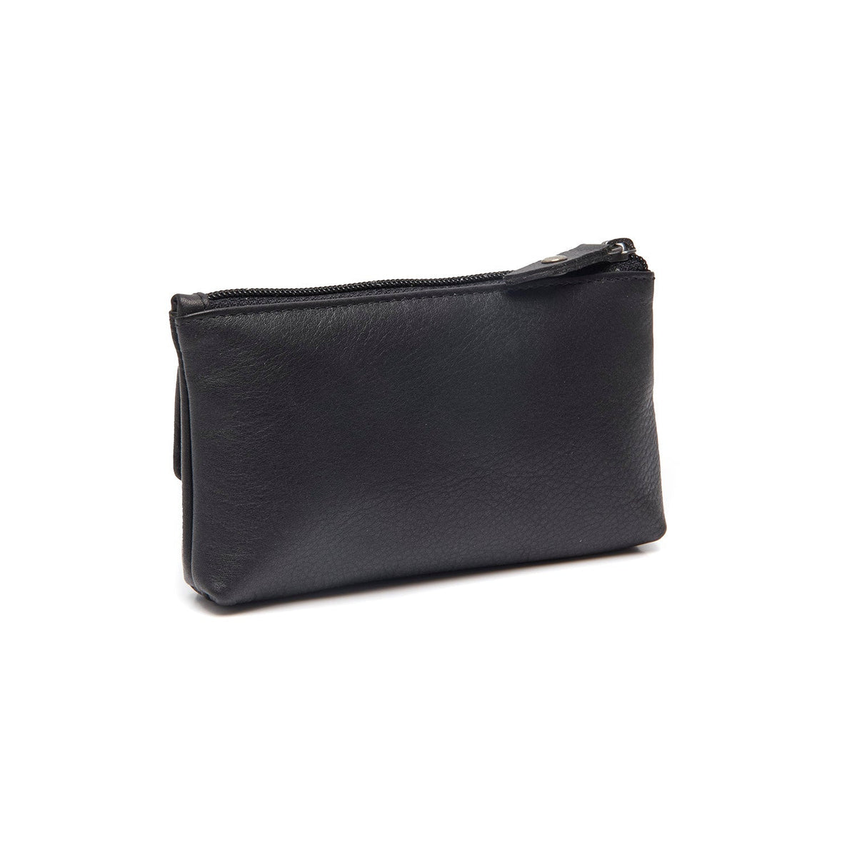 Styled Fit Perspective of Torano Full-Grain Leather Key Case voor Dames on Model - Natural Daylight Drape