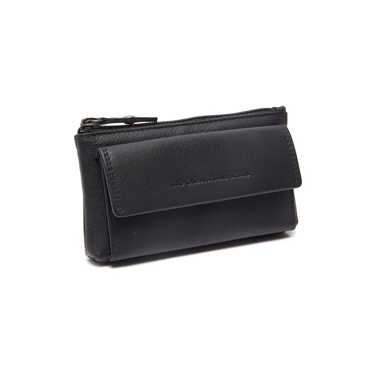 Torano Full-Grain Leather Key Case voor Dames in Classic 100% Full-Grain Leather - Front Profile View &amp; Tailored Silhouette | Buy Online