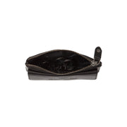 Violette Full-Grain Leather Key Case voor Dames - Lateral Side Profile View Showing Sleeve Cut &amp; Athletic Taper Fit