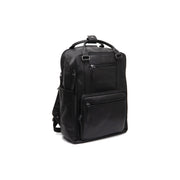 Calden Full-Grain Leather Laptop Backpack voor Dames in Classic 100% Full-Grain Leather - Full Exterior Front Profile View | Buy Online