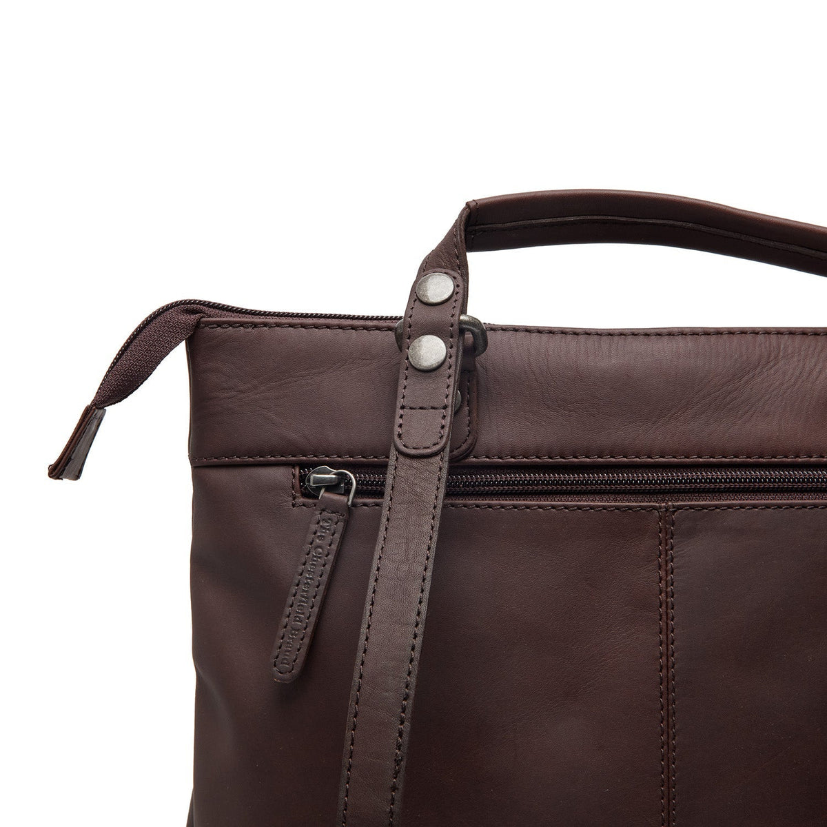 Caldero Full-Grain Leather Laptop Backpack voor Dames – alternate product view 3