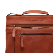 Caldero Full-Grain Leather Laptop Backpack voor Dames – alternate product view 2