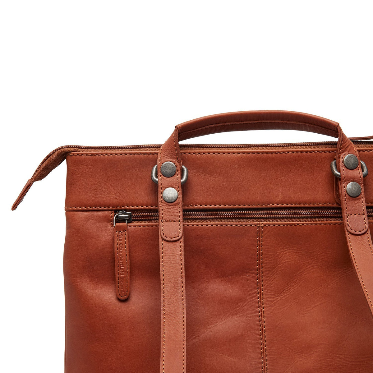 Caldero Full-Grain Leather Laptop Backpack voor Dames – alternate product view 3
