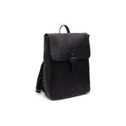 Farrow Full-Grain Leather Laptop Backpack voor Dames in Classic 100% Full-Grain Leather - Full Exterior Front Profile View | Buy Online