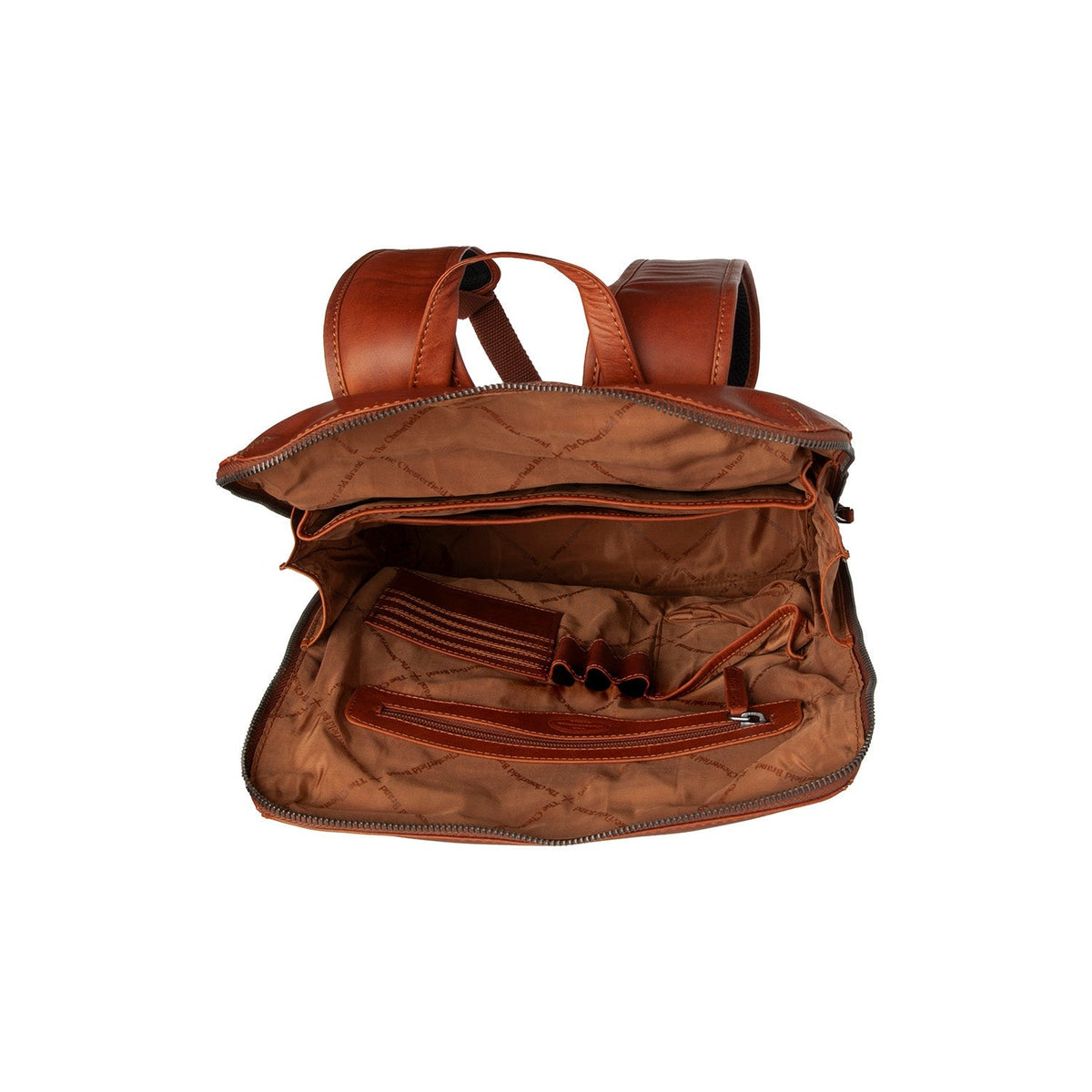 Filmore Full-Grain Leather Laptop Backpack voor Dames – alternate product view 3