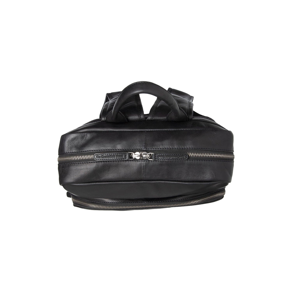 
Classic 100% Full-Grain leather Backpack - Achteraanzicht met versterkte leren banden