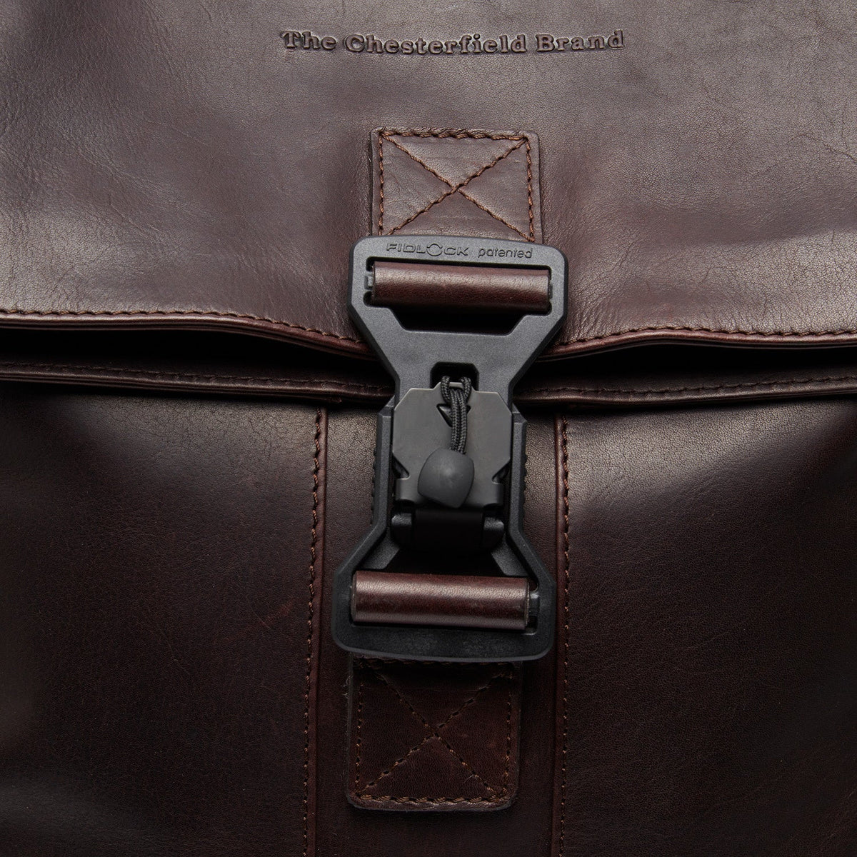 Savona Full-Grain Leather Laptop Backpack voor Dames – alternate product view 3
