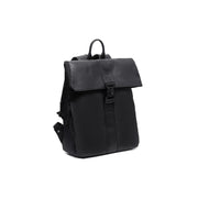 Trondheim Full-Grain Leather Laptop Backpack voor Dames in Classic 100% Full-Grain Leather - Full Exterior Front Profile View | Buy Online