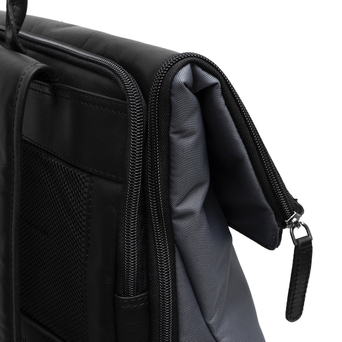 Trondheim Full-Grain Leather Laptop Backpack voor Dames – alternate product view 2