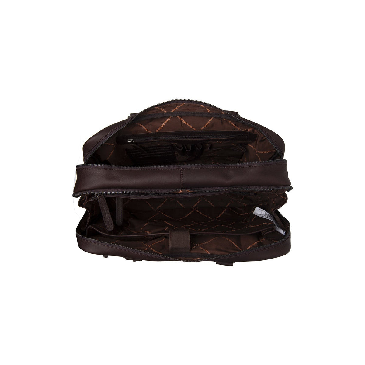 Boston Full-Grain Leather Laptop Bag voor Heren – alternate product view 3