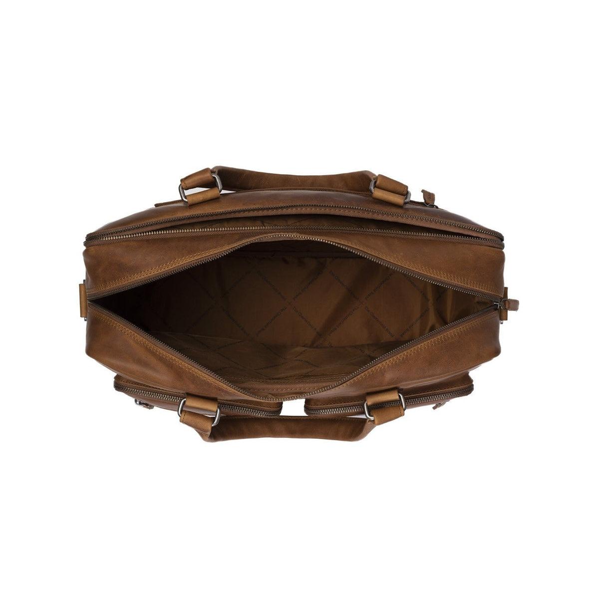 Misha Full-Grain Leather Laptop Bag voor Dames – alternate product view 3