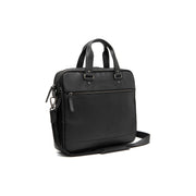 
Montara Leren laptoptas in klassiek 100% volnerfleer - Full Exterior Vooraanzicht & getailleerd silhouet | Online kopen
