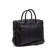 Tacama Full-Grain Leather Laptop Bag voor Dames in Classic 100% Full-Grain Leather - Full Exterior Front Profile View | Buy Online