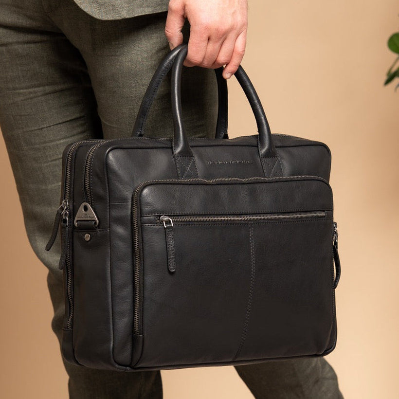 Tacama Full-Grain Leather Laptop Bag voor Dames
