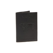 Leather Passport Case voor Dames in Classic 100% Full-Grain Leather - Front Profile View &amp; Tailored Silhouette | Buy Online