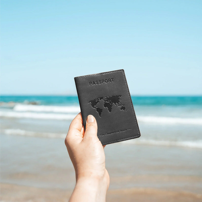Leather Passport Case voor Dames