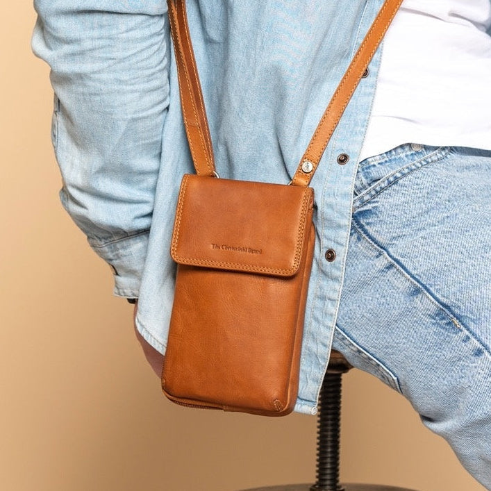 Langley Full-Grain Leather Phone Bag voor Dames – alternate product view 2