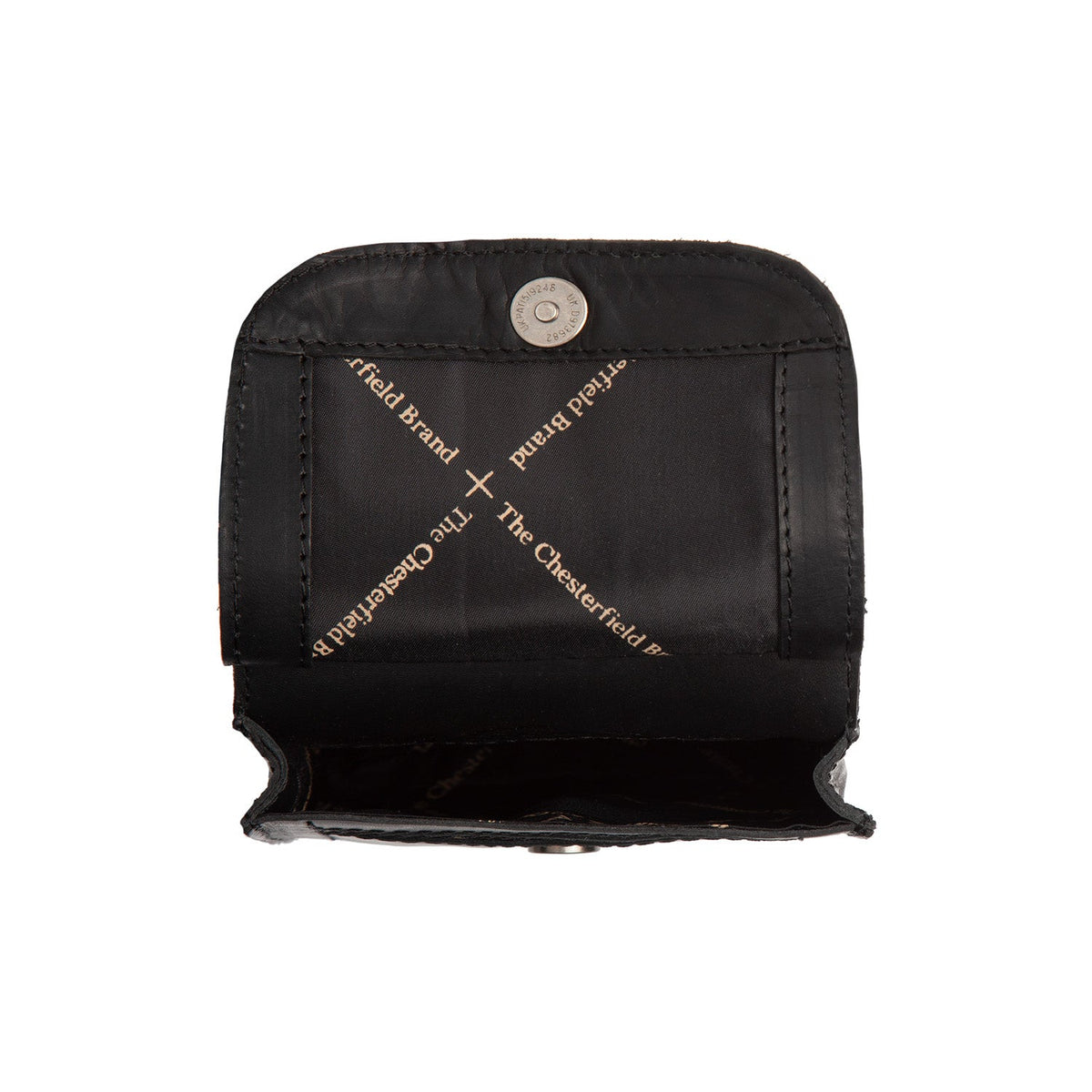 Close-Up Detail of Classic Collar &amp; Heavy-Duty Zipper Hardware on Nebra Full-Grain Leather Phone Bag voor Dames
